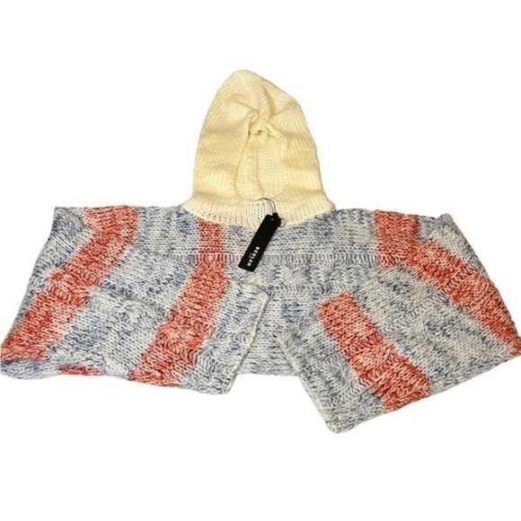 NWT Beuhla Style Lounge Around Cropped Sweater - Blue/combo Multi One size - Picture 4 of 9